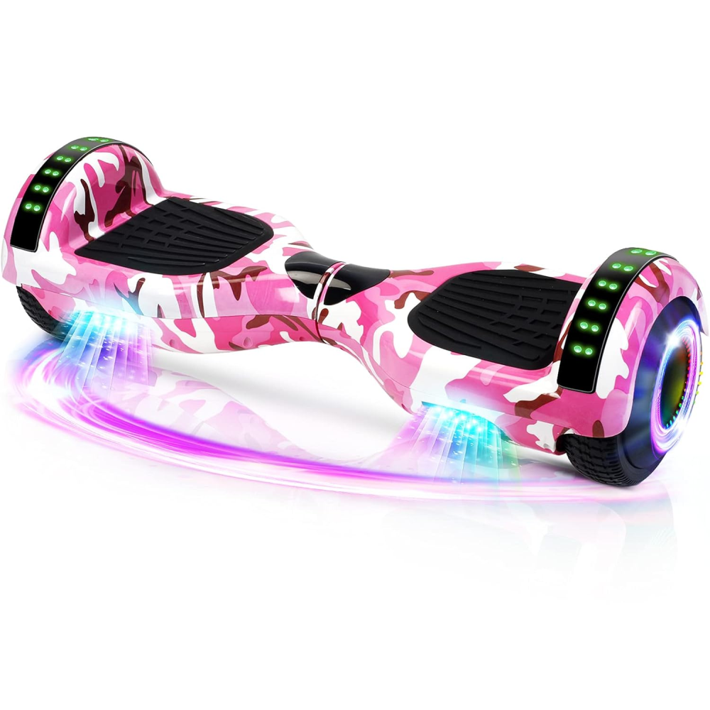 Malumeta Eléctrica Monopatin Hoverboard Bluetooth Led 8 Inch